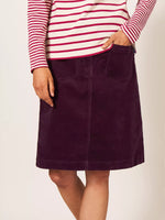 Load image into Gallery viewer, WHITE STUFF - Melody organic cord skirt
