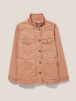 Load image into Gallery viewer, WHITE STUFF - Leighton clay dye denim jacket
